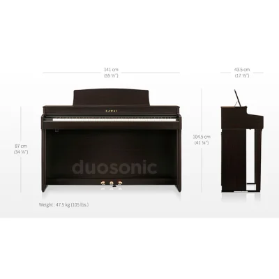Piano Digita KAWAI CN301R dimensiones