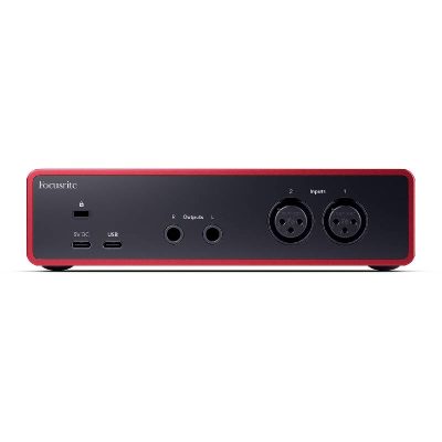 Interfaz de audio Focusrite Scarlett 2i2 4th Generacion Duosonic