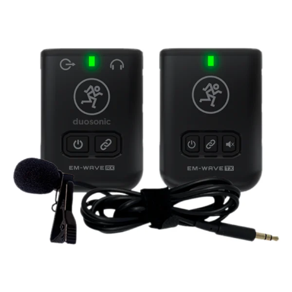 Sistema inalámbrico Mackie Element Wave LAV para podcast Duosonic
