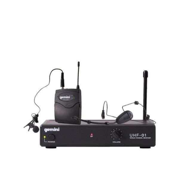 Micrófono Gemini UHF 01HL F4 Inalámbrico