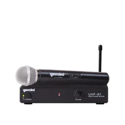 Micrófono Gemini UHF 01M F4 Inalámbrico