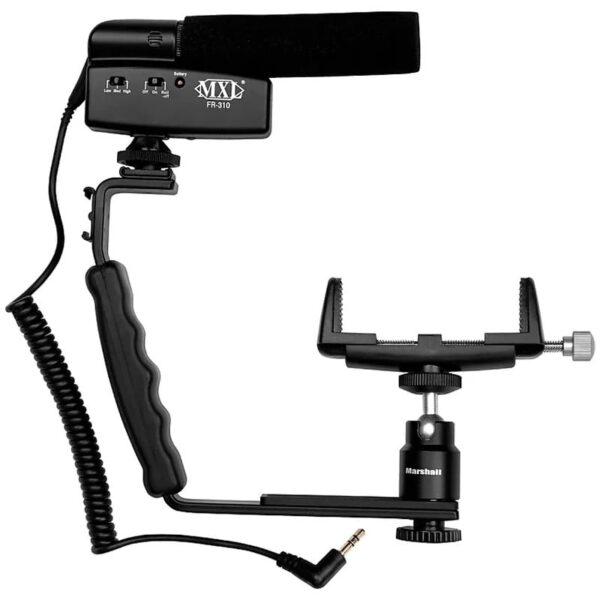 Micrófono MXL FR310 con Soporte Cámara