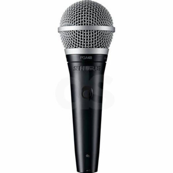 Micrófono vocal Shure PGA48 LC alámbrico dinámico Duosonic Bogota