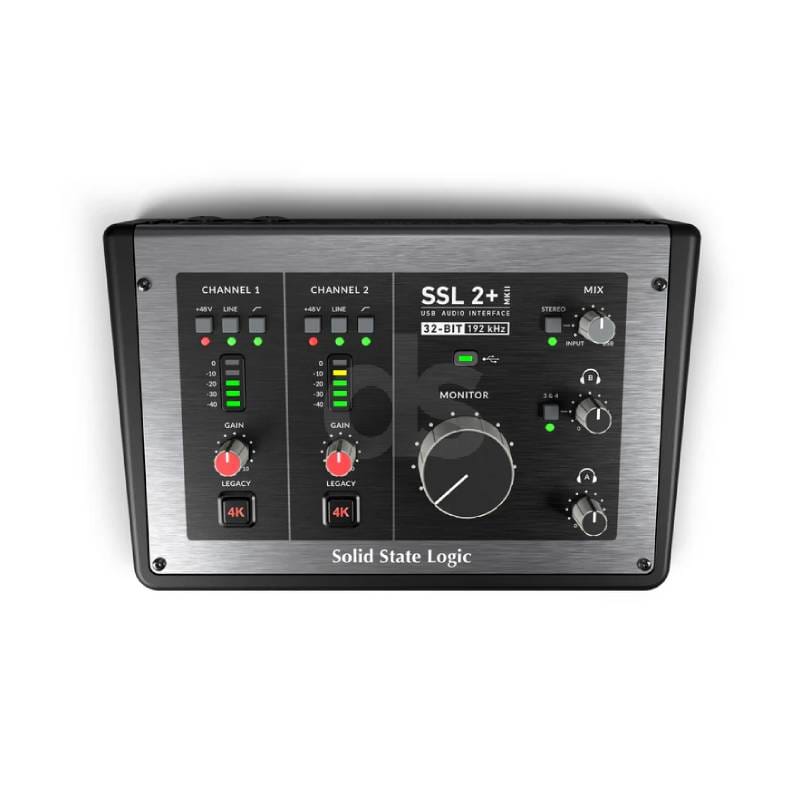 Interfaz de Audio MIDI Solid State Logic SSL 2 MKII USB C Duosonic