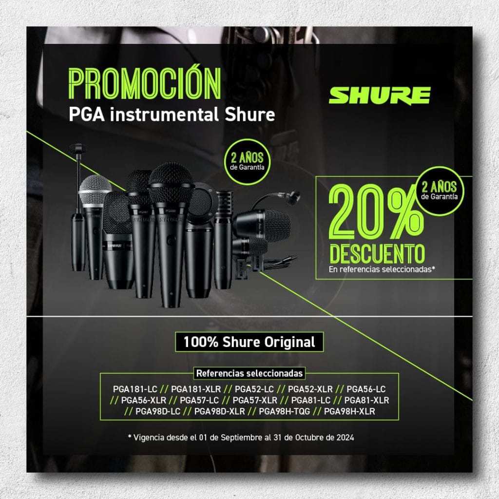 Shure 20 descuento