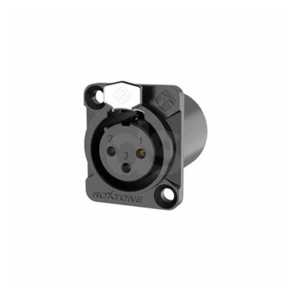 Socket Roxtone RX3FDWP NG XLR Hembra Silver Niquelado Duosonic Bogota