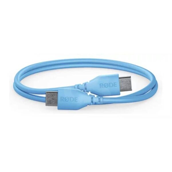 Cable RODE USB C a USB C de 30 cms SC22 azul Duosonic Bogota