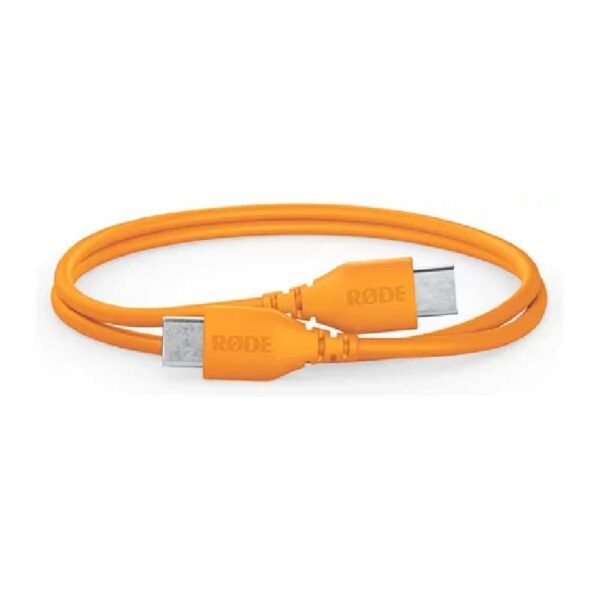 Cable RODE USB C a USB C de 30 cms SC22 naranja Duosonic Bogota