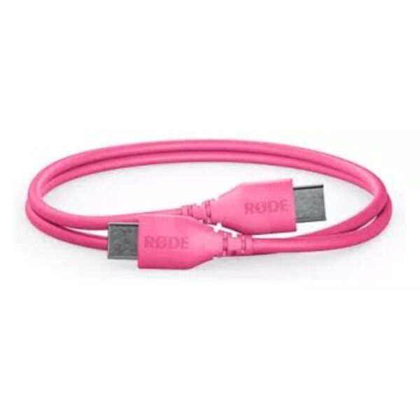 Cable RODE USB C a USB C de 30 cms SC22 rosado Duosonic Bogota