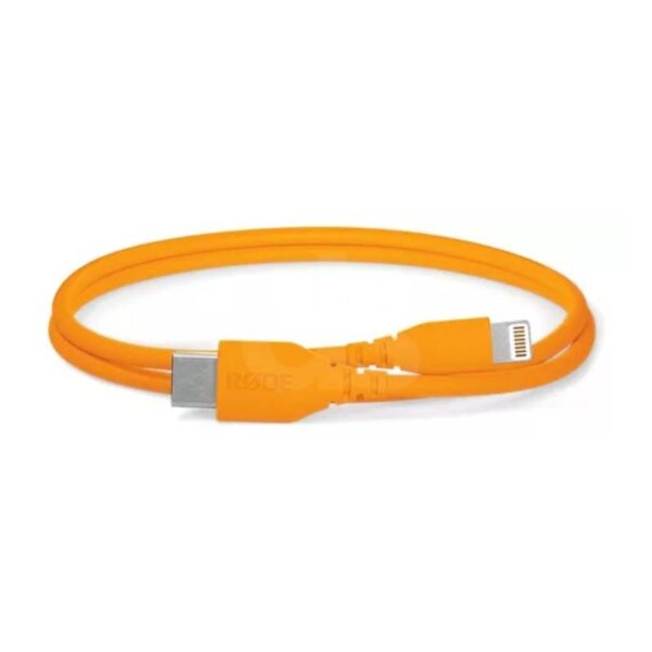 Cable RODE lightning a USBC C de 30 cms SC21 naranja Duosonic Bogota