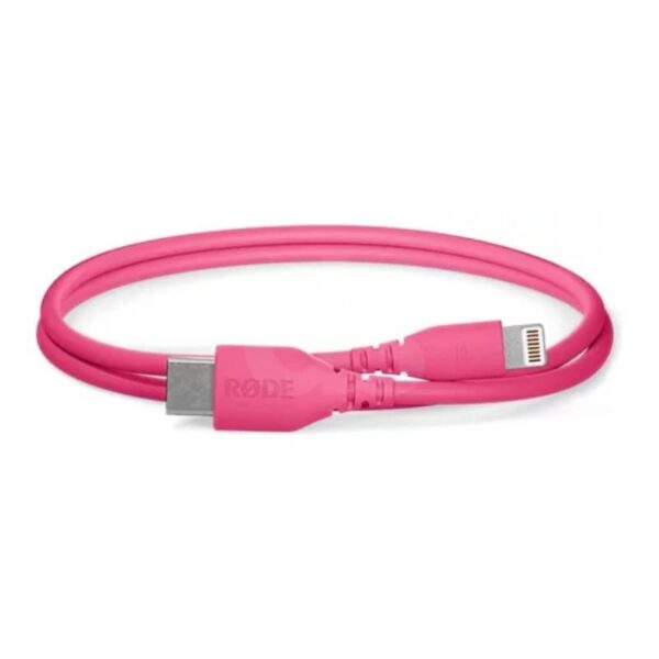 Cable RODE lightning a USBC C de 30 cms SC21 rosado Duosonic Bogota
