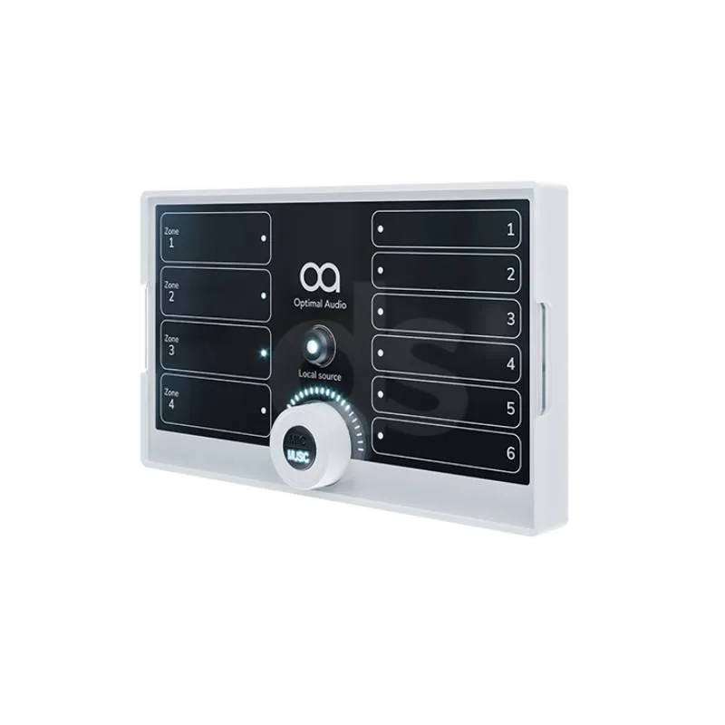 Controlador de 4 zonas, montaje en pared Optimal Audio ZonePad 4 Duosonic Bogota