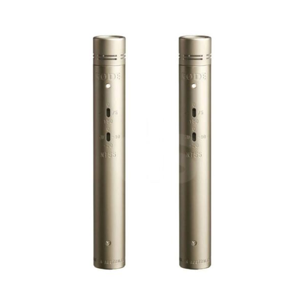 Dos micrófonos de condensador RODE NT55 MATCHED PAIR Duosonic Bogota