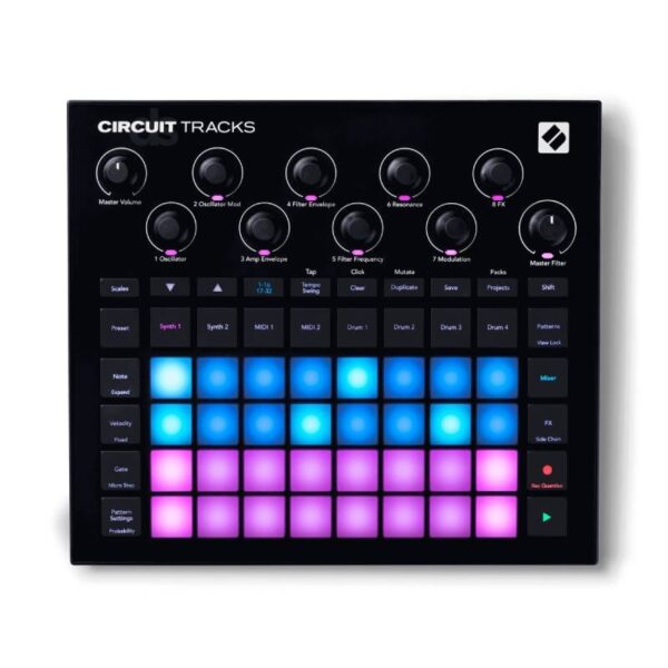 Secuenciador groovebox Novation CIRCUIT TRACKS Duosonic Bogota
