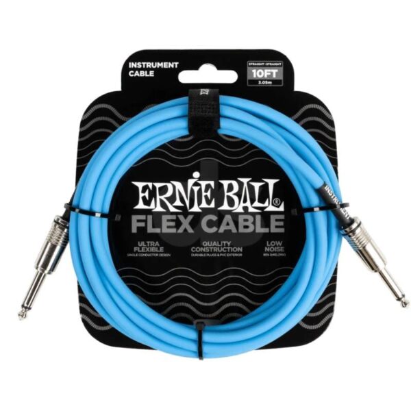 Cable Ernie Ball 10FT P06412 azul Duosonic Bogota