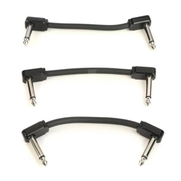 Cable Ernie Ball 3IN P06443 flexible negro X3 Duosonic Bogota