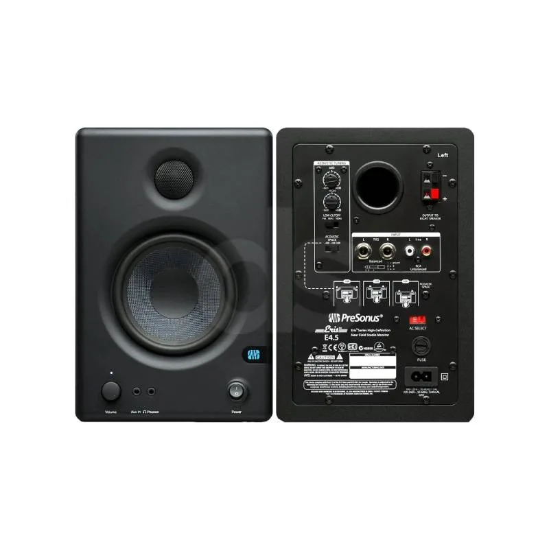 Monitores de estudio PreSonus ERIS E4.5 (PAR) Duosonic Bogota