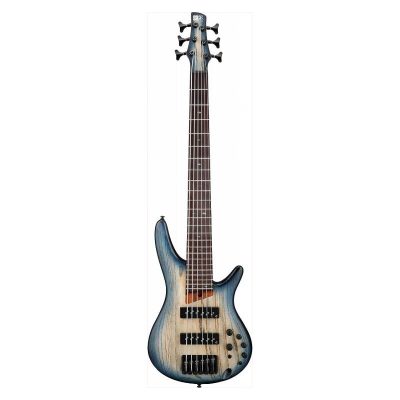 Bajo eléctrico 6 cuerdas Ibanez SR606E CTF Cosmic Blue Starburst Flat Duosonic Bogota