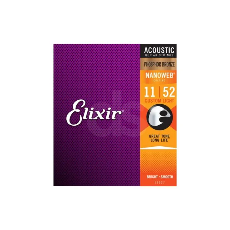 Encordado Elixir guitarra acústica 16027 .11 .52 Duosonic Bogota