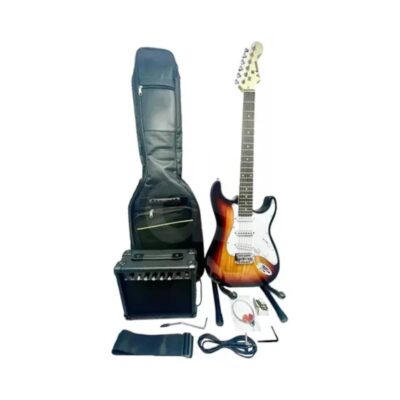 Combo guitarra eléctrica Ayson + amplificador 15W + cable + correa + estuche Duoonic Bogota