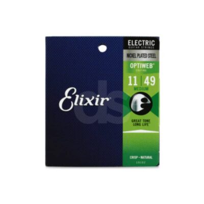 Encordado guitarra eléctrica Elixir Optiweb 19102 .11 .49 Medium Duosonic Bogota