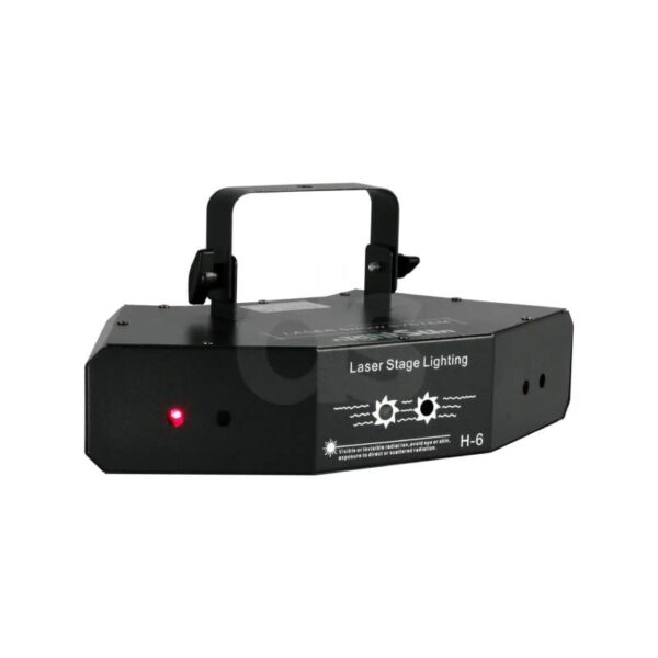 Luz láser multiefectos 6 cañones para fiestas y eventos NightSun SD412 Duosonic Bogota