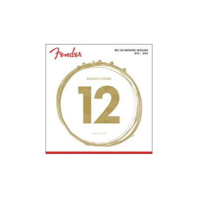 Encordado Fender GUIT FOLK 80 20 70L 12 52 BRONCE Duosonic Bogota
