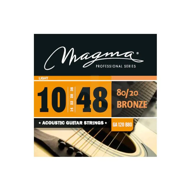 Encordado guitarra acústica Magma GA120B80 Duosonic Bogota