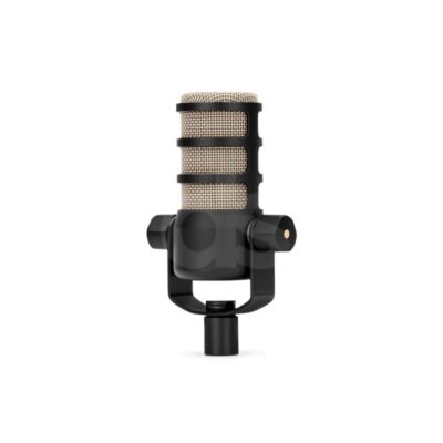 Microfono dinámico podcasting RODE PODMIC blanco Duosonic Bogota
