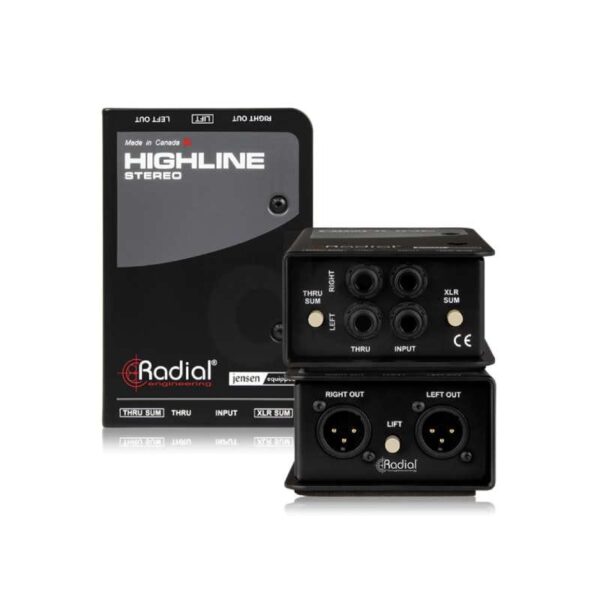 Aislador de línea pasivo Radial Highline Stereo Duosonic Bogota