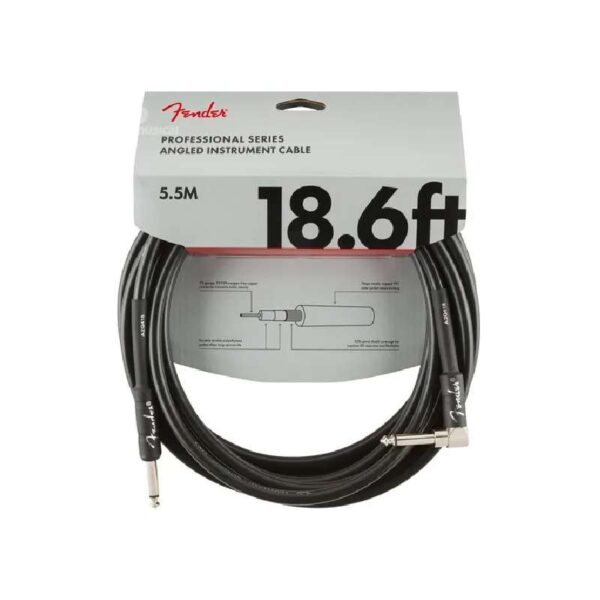 Cable Fender PROF ANGLED 18.6ft 5.5M 0990820019 Duosonic Bogota