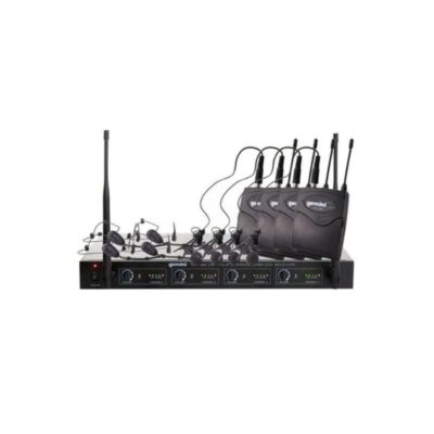 Micrófono inalámbrico Gemini UHF 04HL S1234 4 CANA Duosonic Bogota