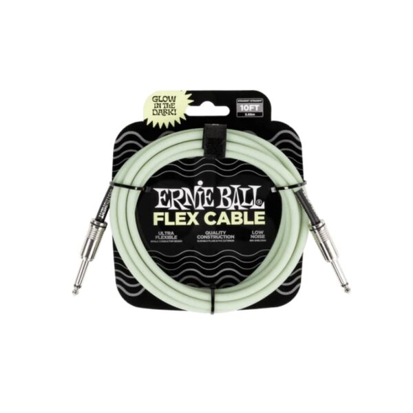 Cable Ernie Ball 10FT P06436 GLOW IN DARK Duosonic Bogota