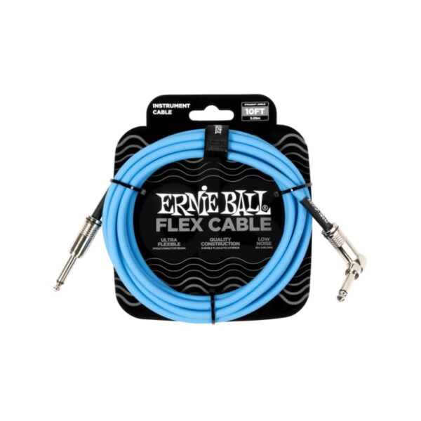Cable Ernie Ball 10FT P06464 AZUL Duosonic Bogota