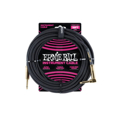 Cable Ernie Ball 18FT P06086 NEGRO Duosonic Bogota