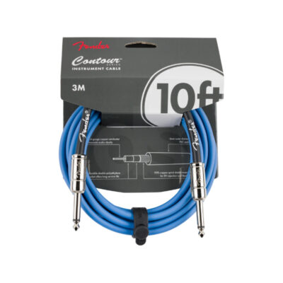 Cable Fender CONTOUR 10FT AZUL 0990571102 Duosonic Bogota