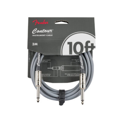 Cable Fender CONTOUR 10FT PLATEADO 0990571124 Duosonic Bogota