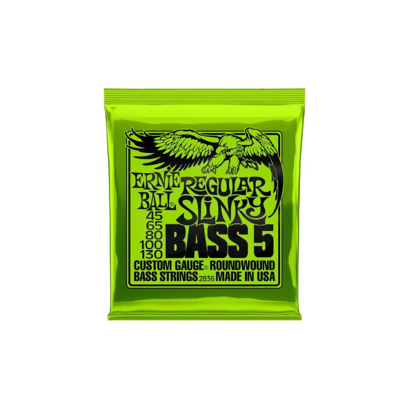 Encordado de bajo Ernie Ball 2836 45 130 5 CUERDAS Duosonic Bogota