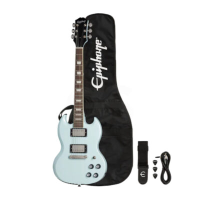Guitarra eléctrica Epiphone 1PPSGFBNH1 PP ESTUCHE CAB Duosonic Bogota