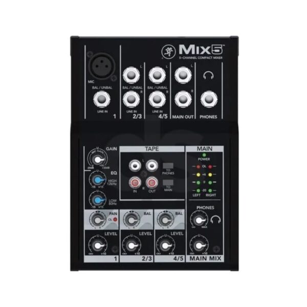 Mezclador compacto Mackie MIX5 Duosonic Bogota