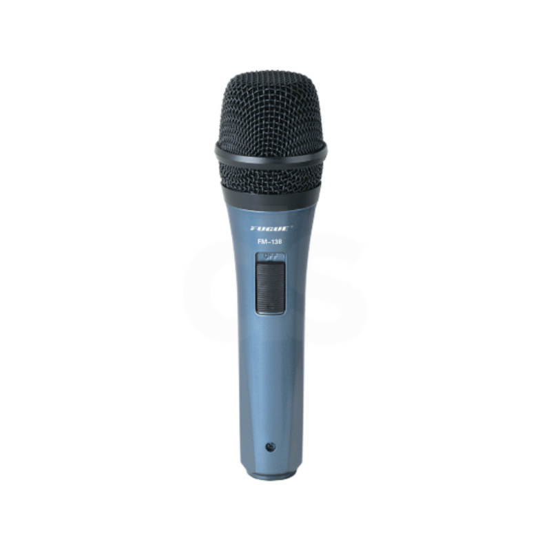Micrófono alámbrico unidireccional con 5 mts de cable Fugue FM 138 Duosonic Bogota