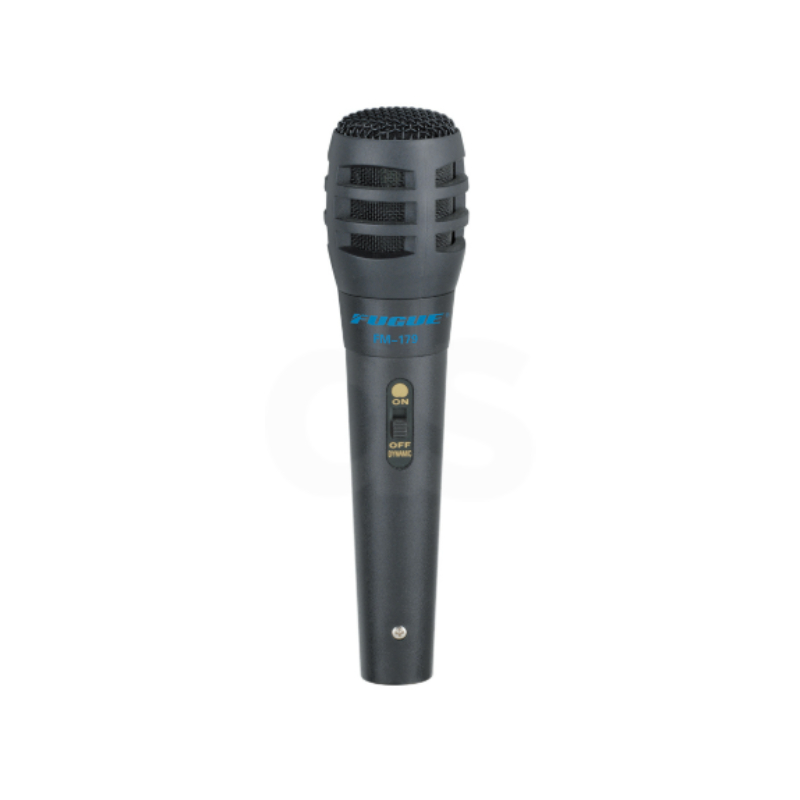 Micrófono alámbrico unidireccional con 5 mts de cable Fugue FM 179 Duosonic Bogota