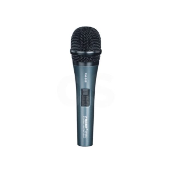Micrófono metálico profesional con 6 mts de cable Fugue FM 868 Duosonic Bogota