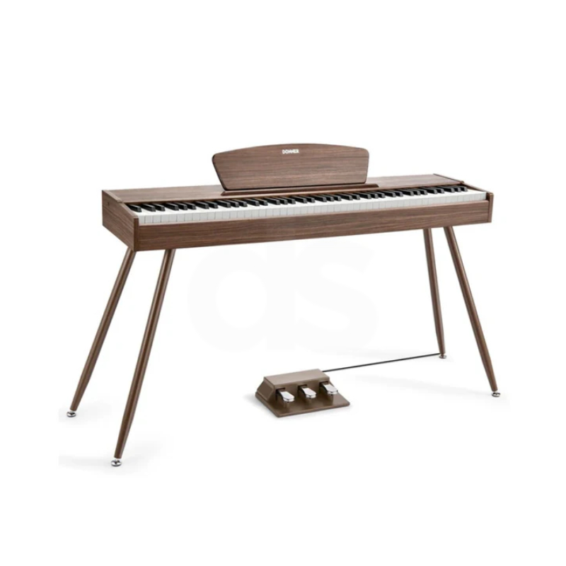 Piano digital Donner EC6765 DDP 80 WALNUT WOOD Duosonic Bogota