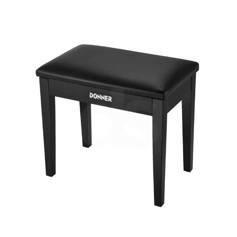 Silla de piano Donner EC2044 BK Duosonic Bogota