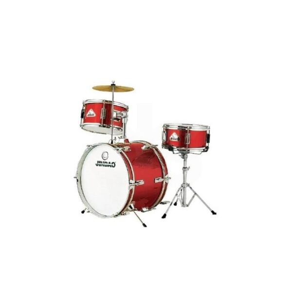 Batería Jinbao JUNIOR JBJ 1049D 3 PIEZ VINOTINTO Duosonic Bogota
