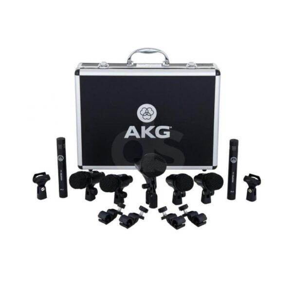 KIT de batería de 7 micrófonos AKG DRUMSET SESSION Duosonic Bogota