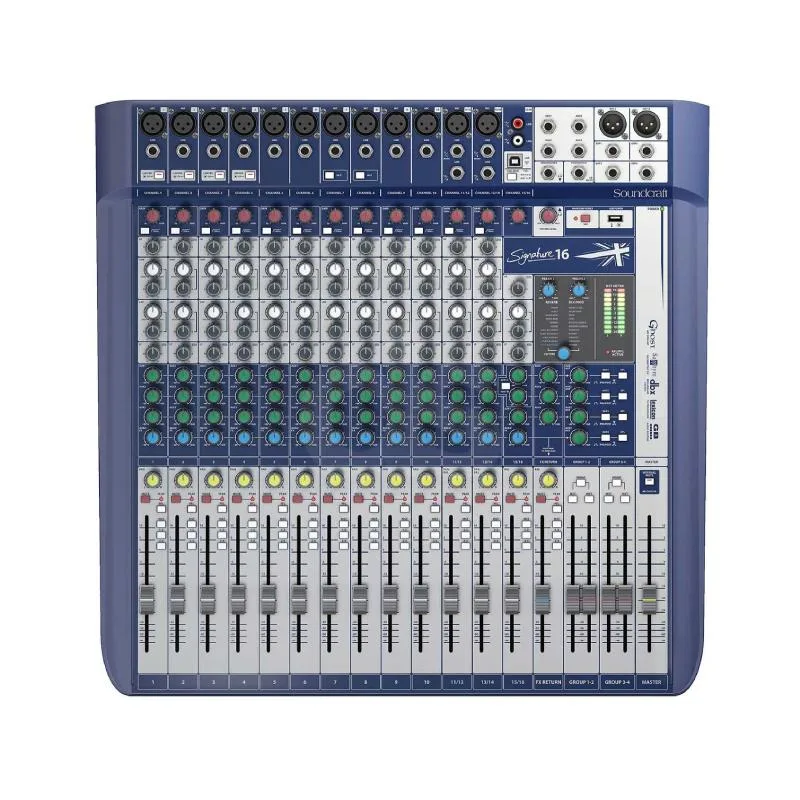 Mezcladora Ð 16MIC 4ST USB SOUNDCRAFT SIGNATURE 22 Duosonic Bogota