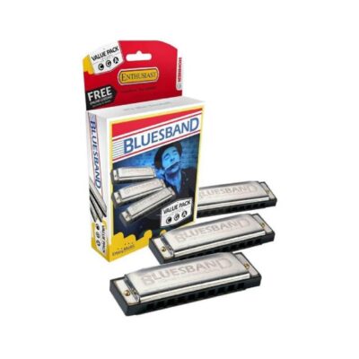 KIT armónica Hohner BLUES BAND C,G,A M559XP Duosonic Bogota