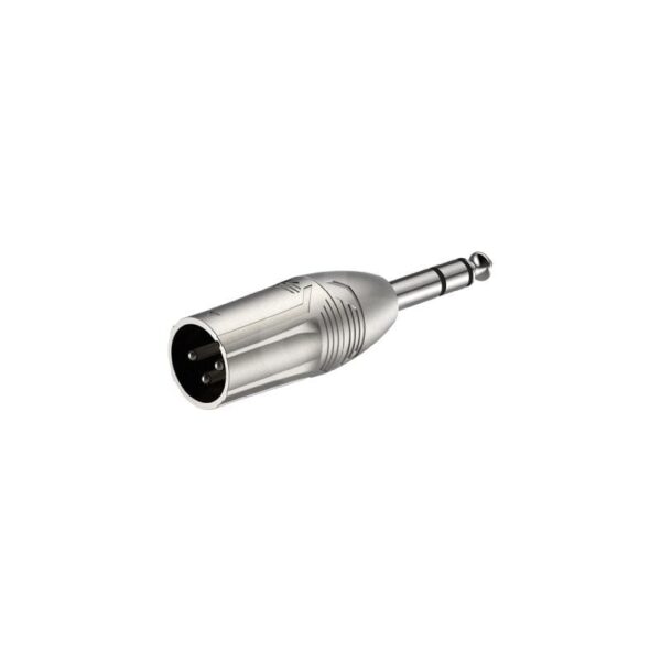 Adaptador Plug TRS 6.3mm = Plug XLR 3P Roxtone RA3XMJM Duosonic Bogota